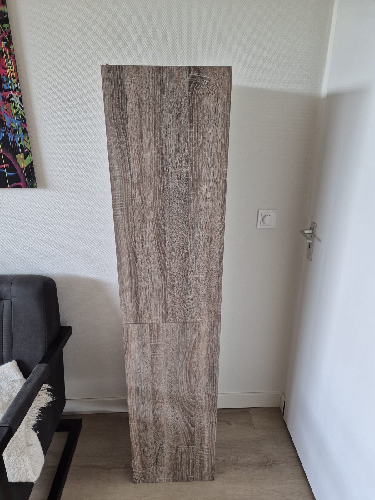 Smalle kast met planken - 160x35 cm, Ophalen, Zo goed als nieuw