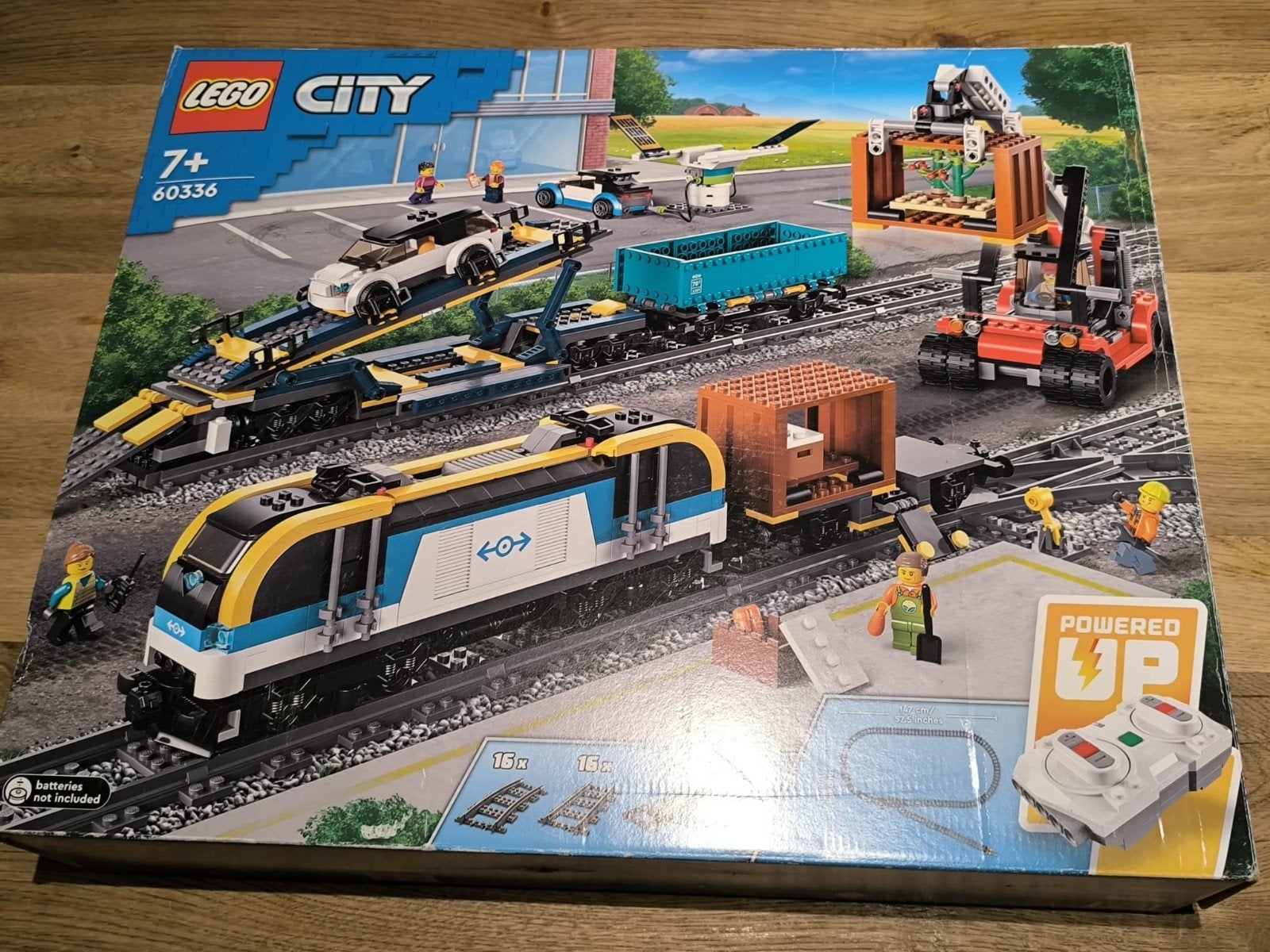 Lego City Goederentrein 60336 - Zo goed als nieuw, City, Lego, Ophalen of Verzenden, Zo goed als nieuw