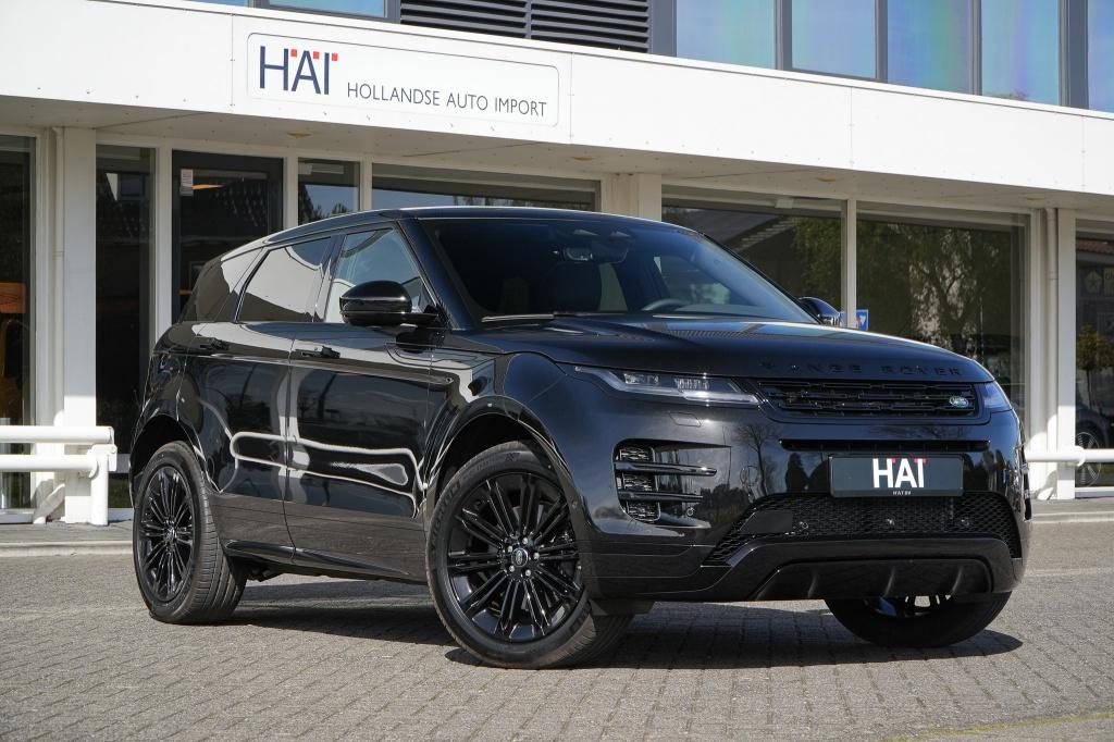 Land Rover Range Rover Evoque 1.5 P270e AWD Dynamic SE I Pan, Auto's, Land Rover, Zwart, Zwart, Bedrijf, 26 km/l