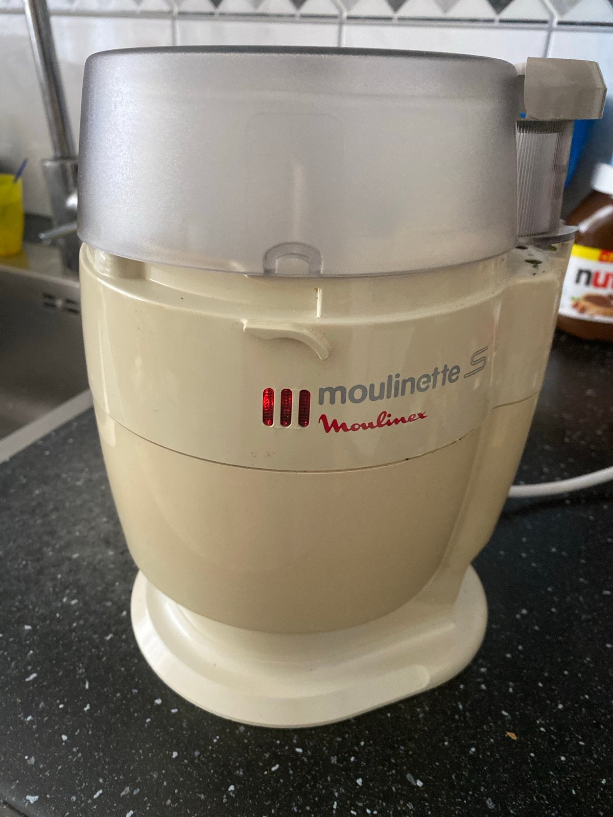 Moulinette S Moulinex hakmolen/blender, Ophalen of Verzenden, Niet werkend, Blender