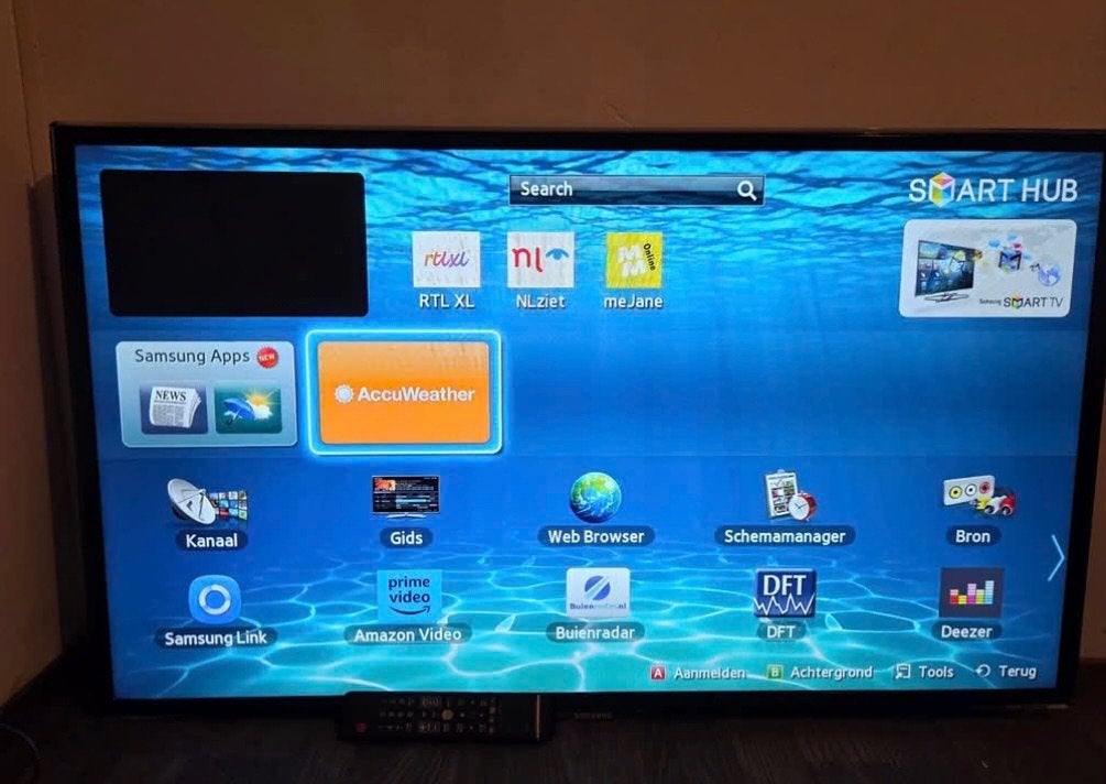 Samsung smart TV, Audio, Tv en Foto, Televisies, Ophalen, Gebruikt, 50 Hz, Samsung