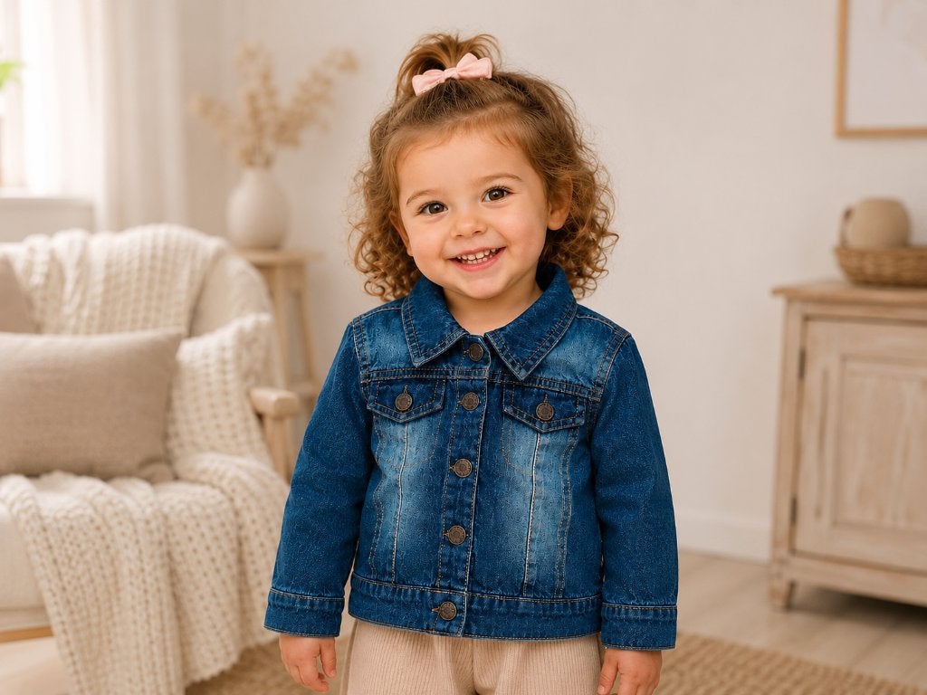 Spijkerjas Nutmeg donker blauw maat 98-104 NIEUW, Kinderen en Baby's, SO, Meisje, Nieuw, Nutmeg