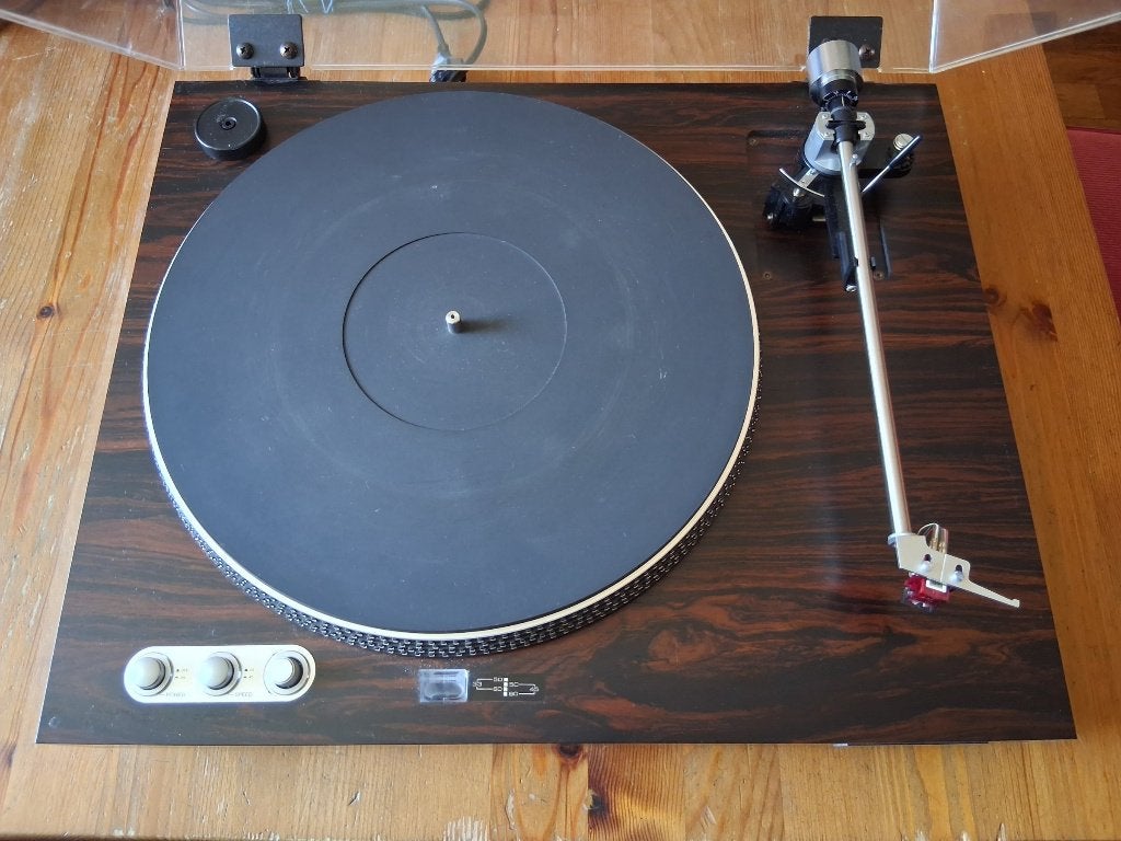 Zeldzame Micro Seiki BL-21 platenspeler in originele doos, Audio, Tv en Foto, Platenspelers, Gebruikt, Pitch-regelaar, Platenspeler