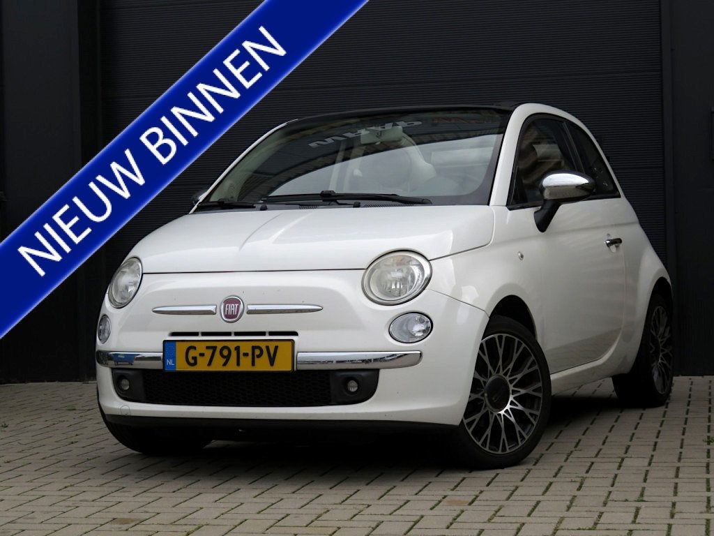 Fiat 500C 1.4 Lounge Airco Stoelverw 100PK 6-Bak (bj 2009), Euro 5, 101 pk, Gebruikt, 4 cilinders