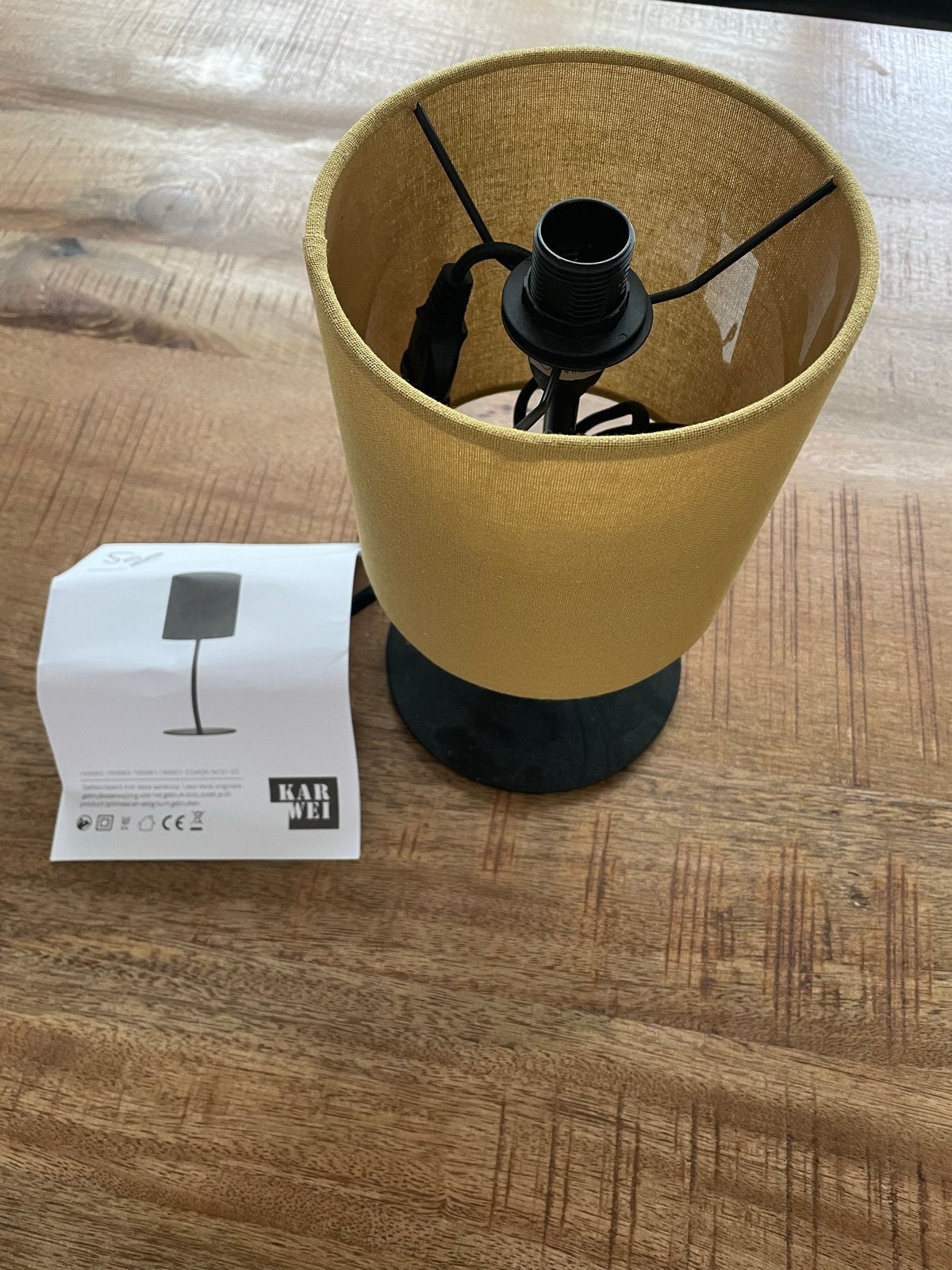Nieuwe Karwei Tafellamp Sef - Zonder Lichtbron, Overige merken, Goud, 26 cm, Nieuw