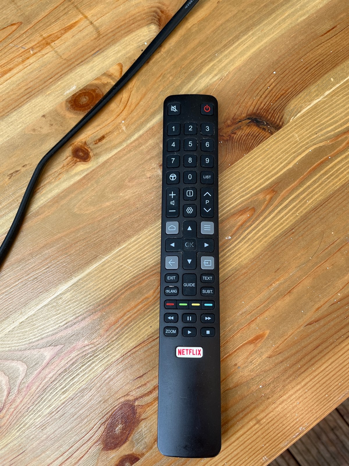 TCL TV met afstandsbediening en pootjes, LED, 50 Hz, Zo goed als nieuw, Ophalen