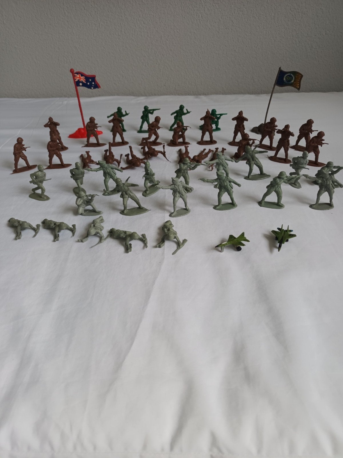 Grote set speelgoedsoldaatjes en accessoires, Ophalen of Verzenden, Gebruikt, Jongen of Meisje