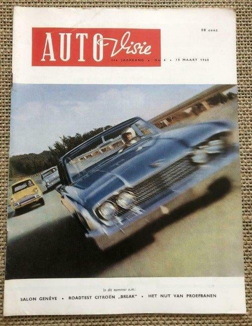 AutoVisie: Haflinger 700 AP, Mini, Citroen ID19 Break, Ophalen of Verzenden, Gelezen, Algemeen