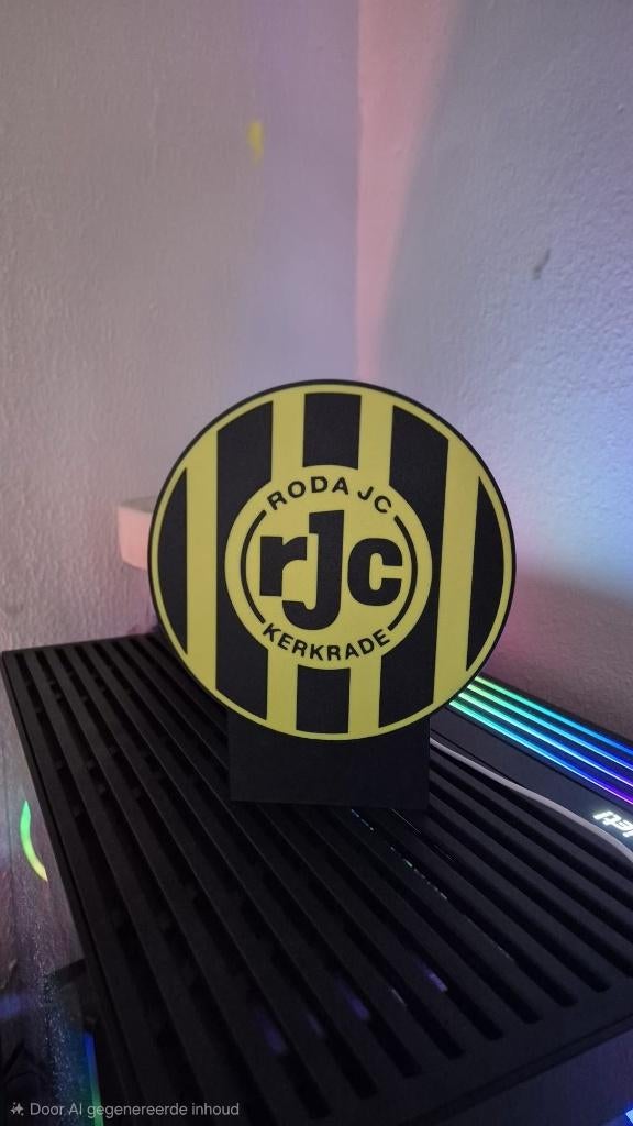3D Roda Jc Kerkrade led lamp, Maat XL, Ophalen of Verzenden, Nieuw, Overige typen