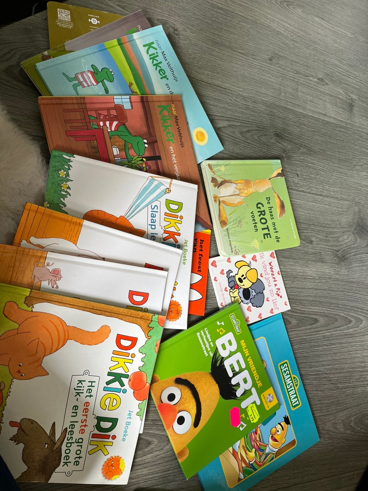 Kinderboeken waaronder dikkie dik, Kikker, Tip de muis, Boeken, Ophalen, Gelezen, 1 tot 2 jaar