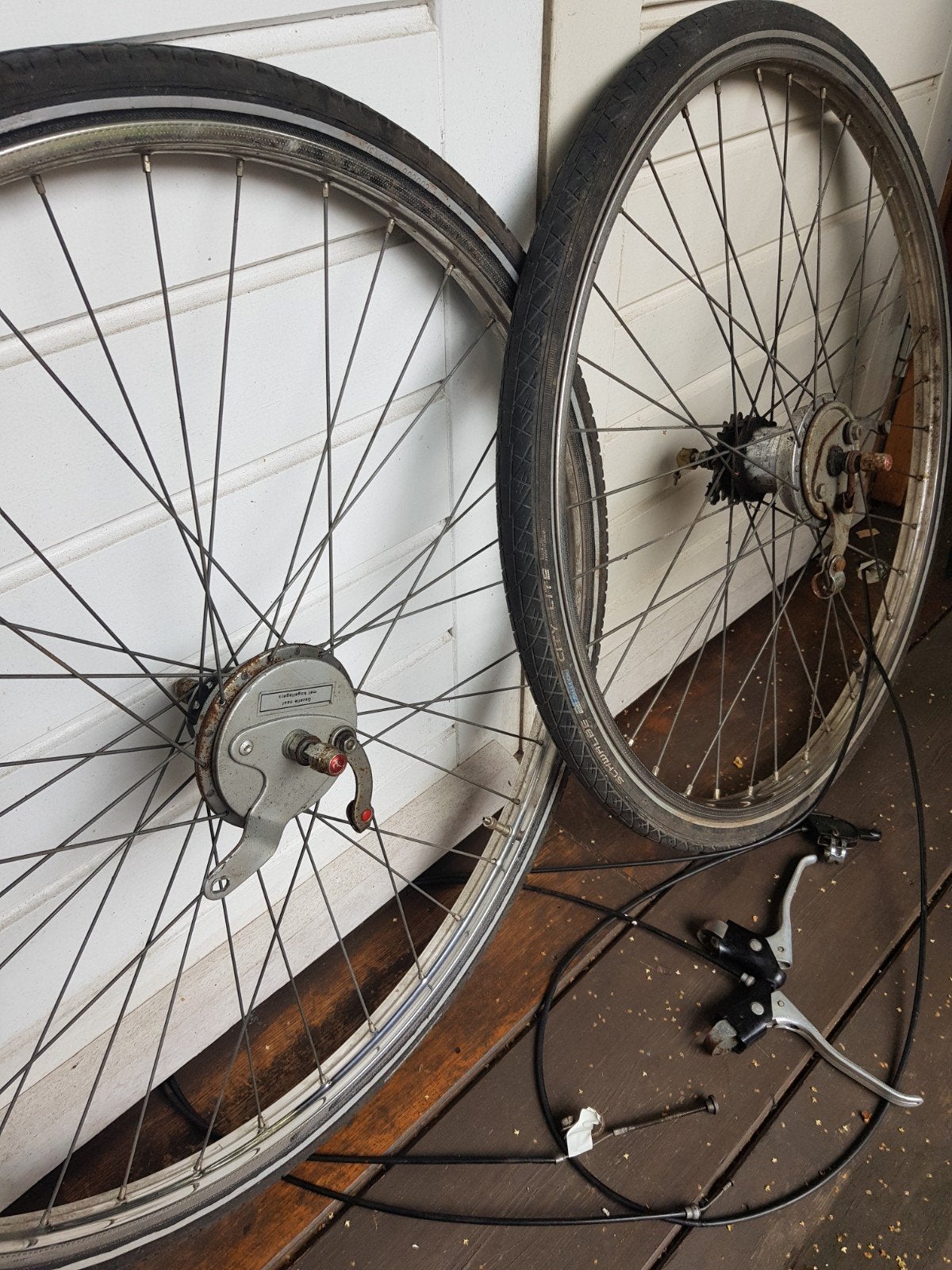 Fietswielen 28" TROMMELREM Gazelle, Fietsen en Brommers, Fietsonderdelen, Ophalen