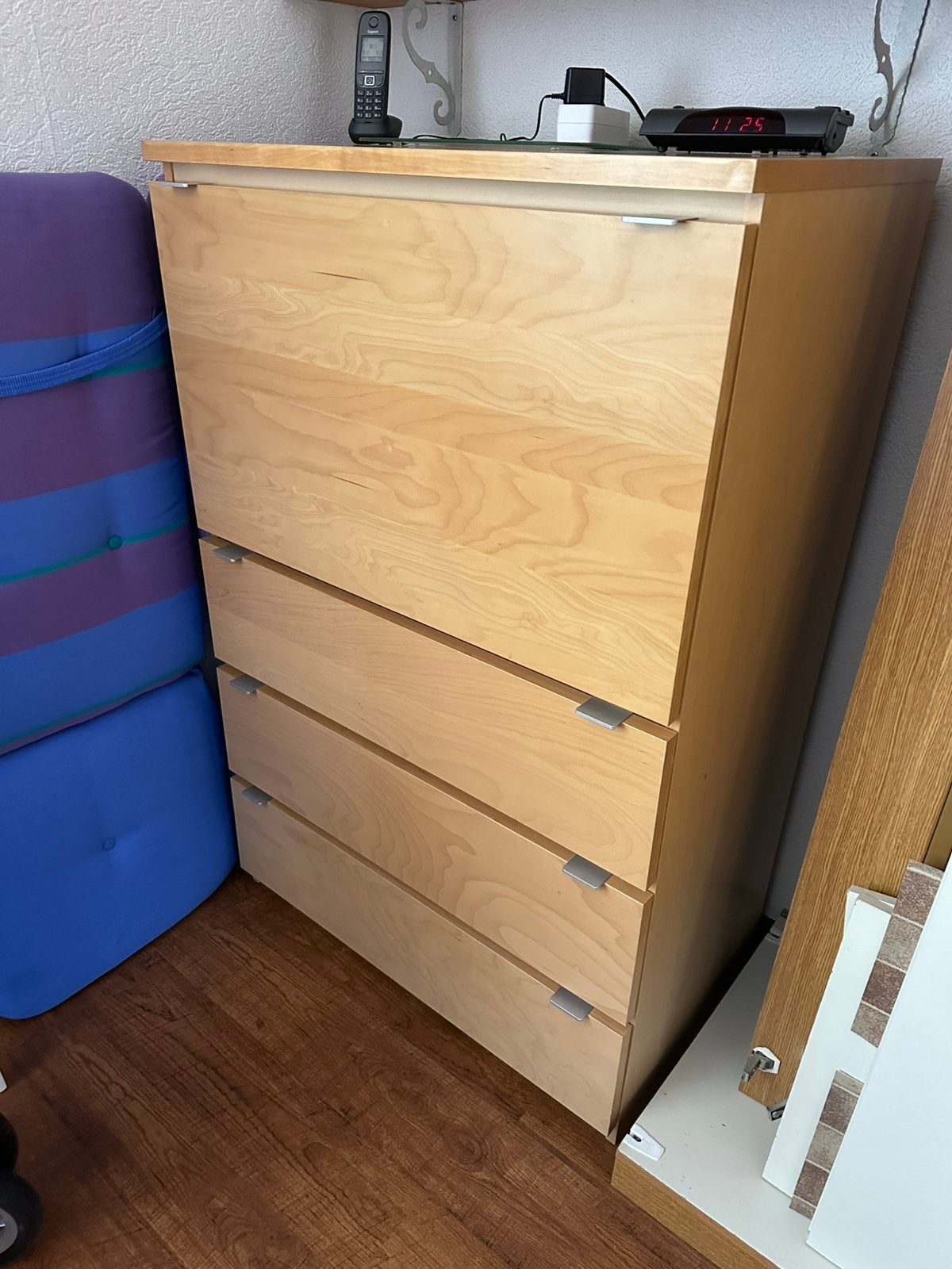 Ladekast met bureauklep, Huis en Inrichting, Ophalen, 5 laden of meer, 50 tot 100 cm, Zo goed als nieuw