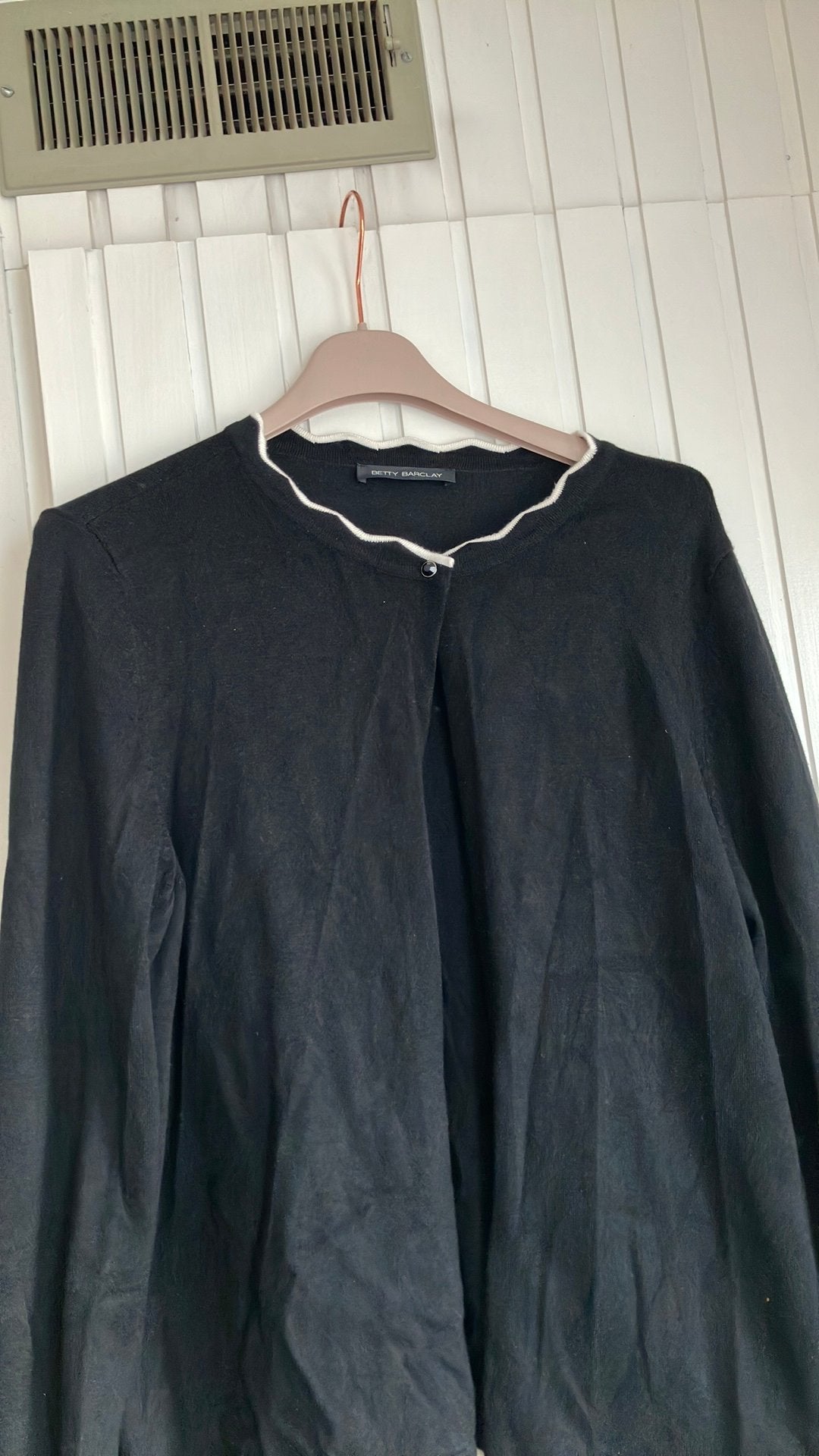 Zwart wit vestje Betty Barclay M/ L, Ophalen of Verzenden, Zo goed als nieuw, Zwart