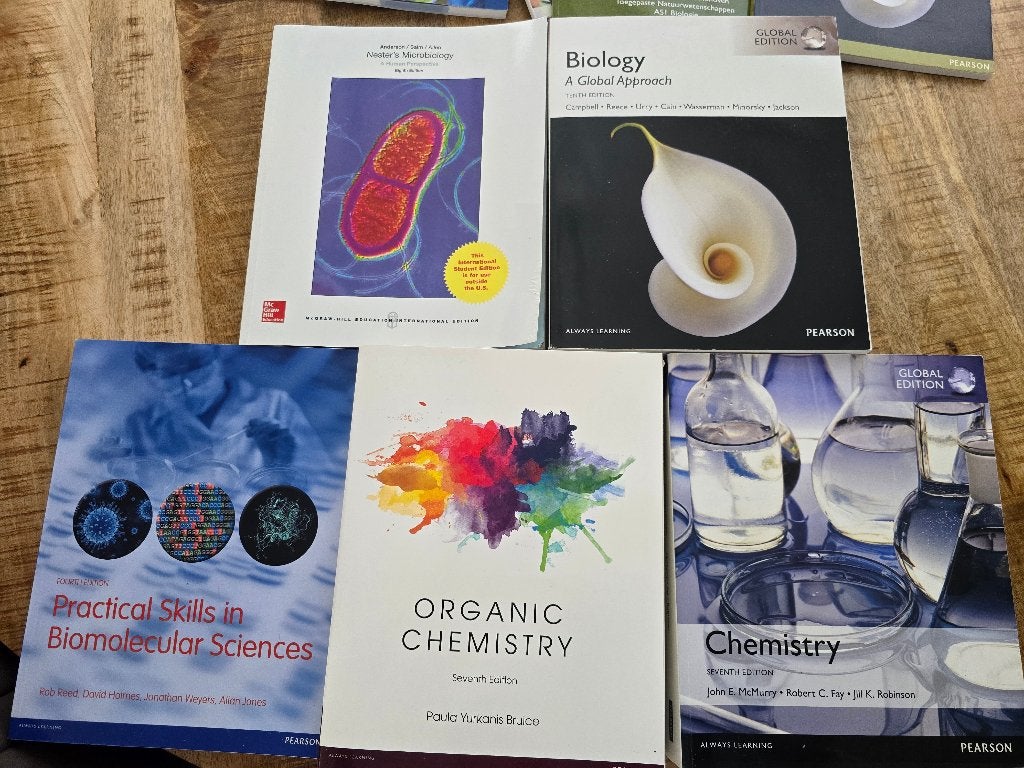 Biologie/ Chemie boeken, Diverse auteurs, HBO, Beta, Ophalen
