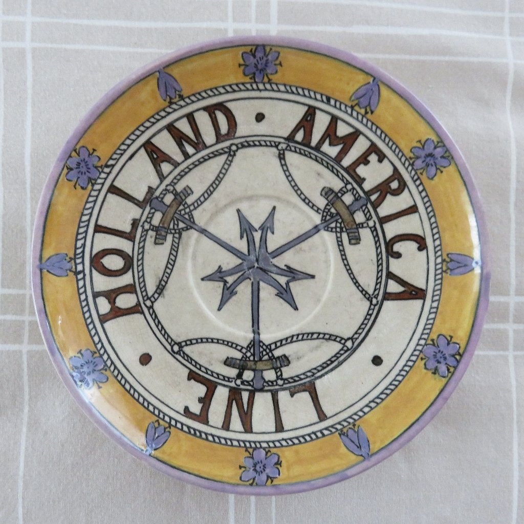 Antieke schotel Holland America LIne  Mijnlieff 1900, Ophalen of Verzenden, Gebruikt