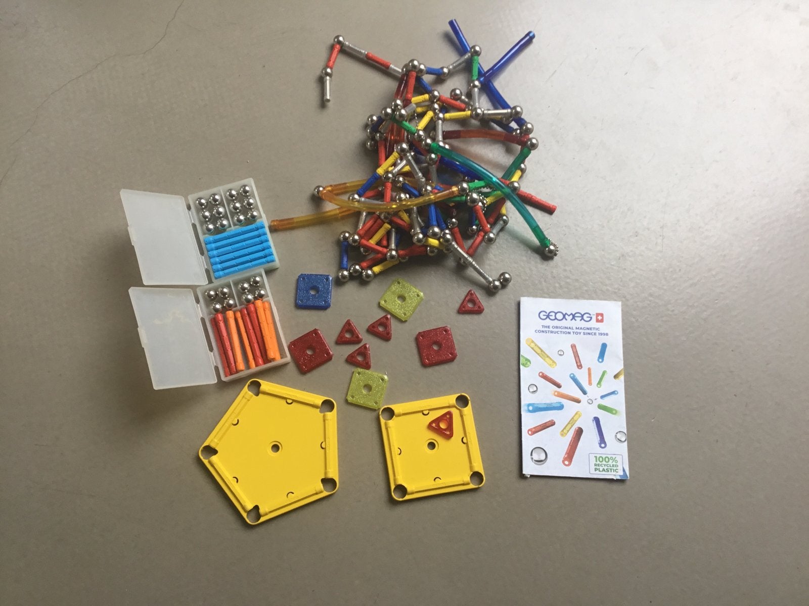 Geomag magnetisch constructiespeelgoed, Ophalen of Verzenden, Gebruikt, Overige merken
