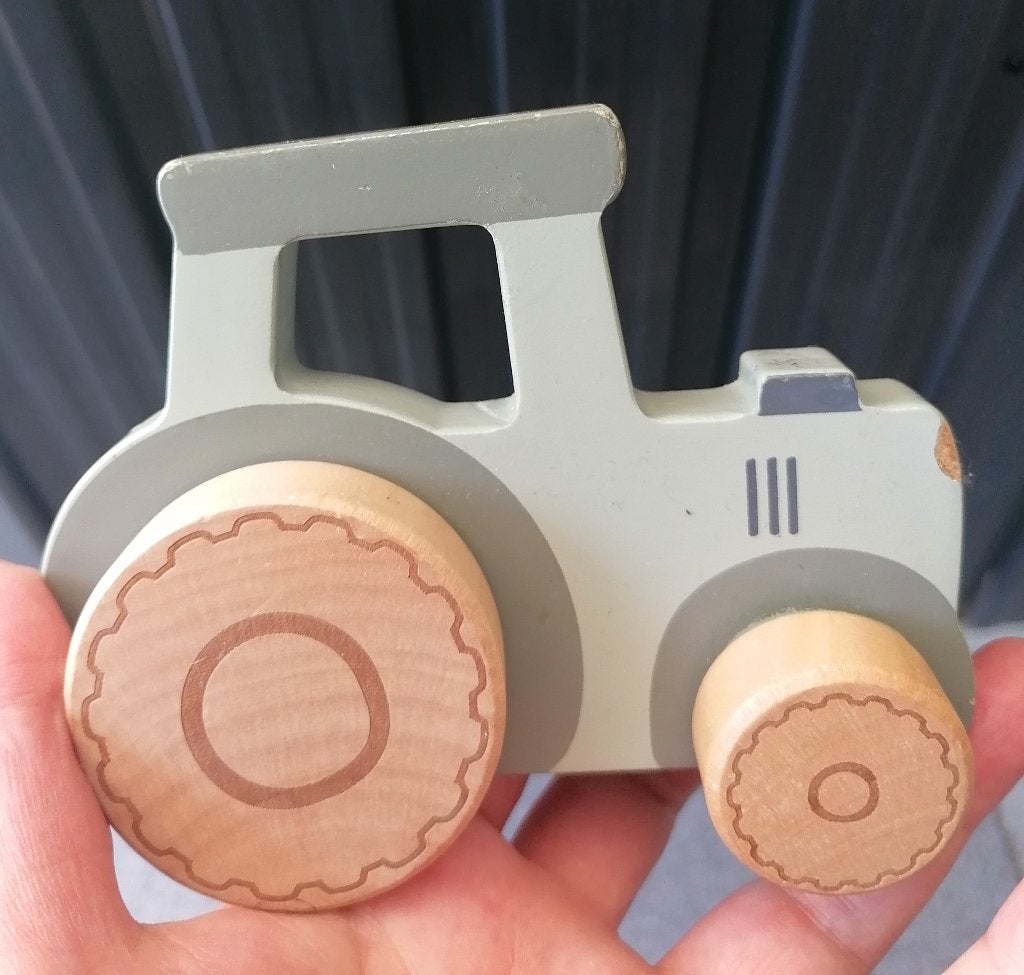 Little dutch houten tractor, Ophalen of Verzenden, Gebruikt