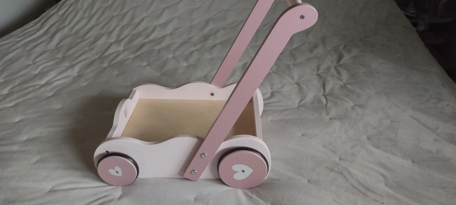 roze loopkar Little Dutch, Kinderen en Baby's, Speelgoed | Houten speelgoed, Ophalen of Verzenden, Zo goed als nieuw