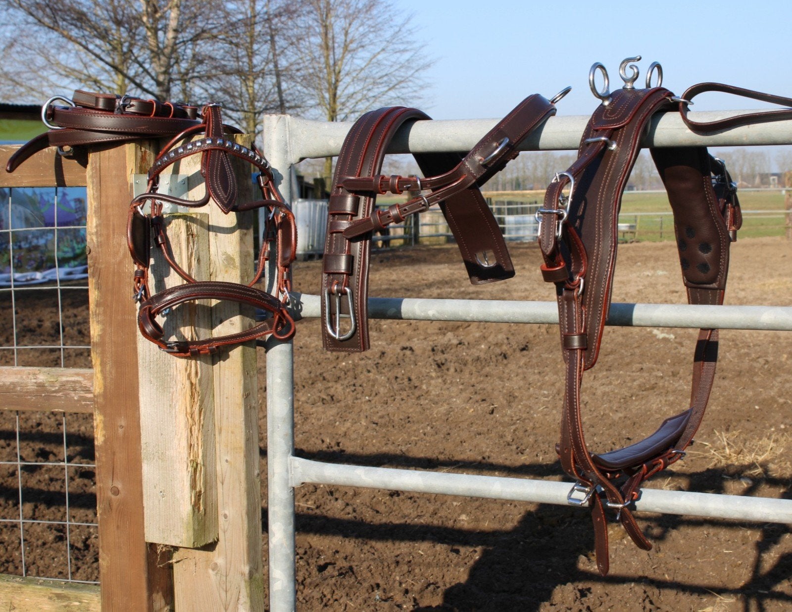 te koop bruin mentuig maat pony nieuw, Bruin, ., ., Bit