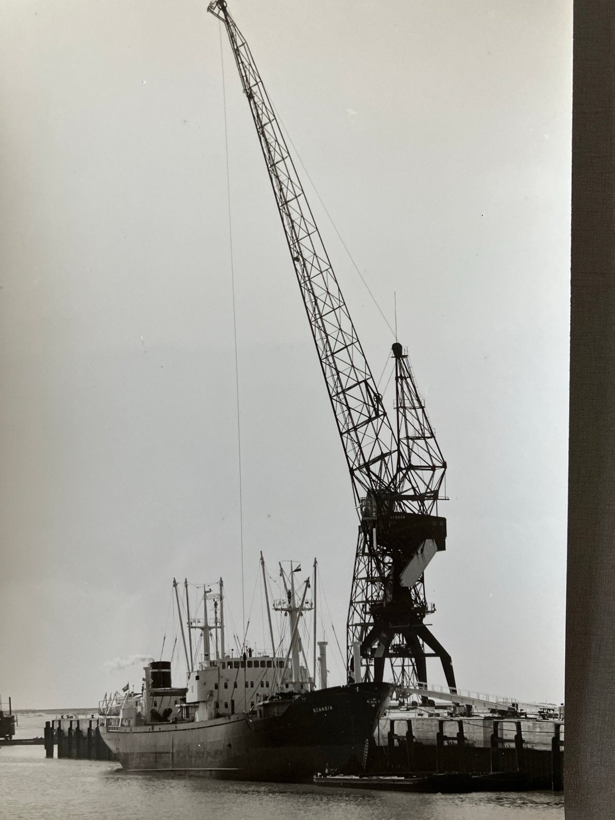 Oude foto Deens vrachtschip Scheldepoort Vlissingen 1964, 1960 tot 1980, Gebruikt, Verzenden, Foto