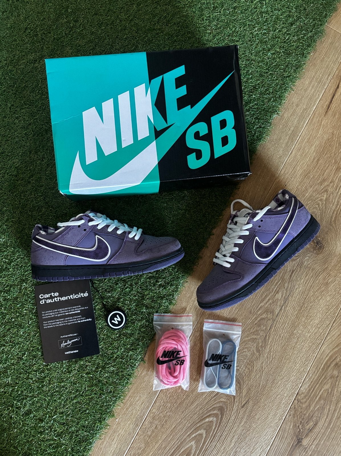 Nike x Concepts SB Dunk Purple Lobster, Overige kleuren, Ophalen of Verzenden, Sneakers of Gympen, Zo goed als nieuw