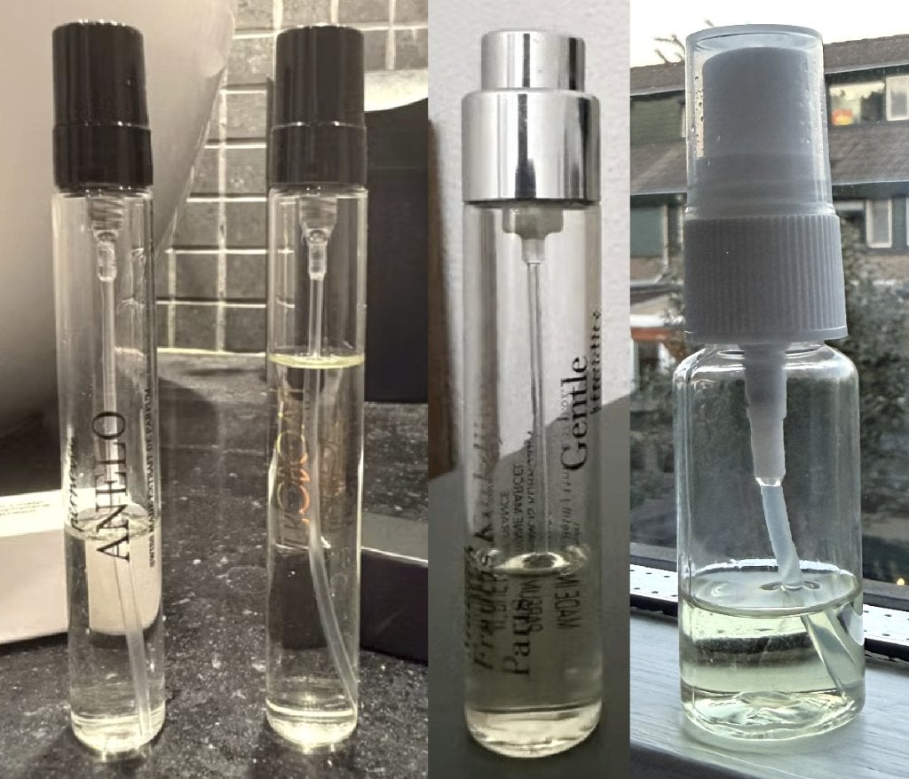 22ml Niche Parfum  Anelo  Désobéissant & MFK Gentle Fluidity, Ophalen of Verzenden, Zo goed als nieuw