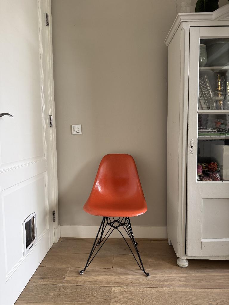Vintage Eames DSR Glasvezel Stoelen – Herman Miller, Overige materialen, Gebruikt, Overige kleuren, Drie