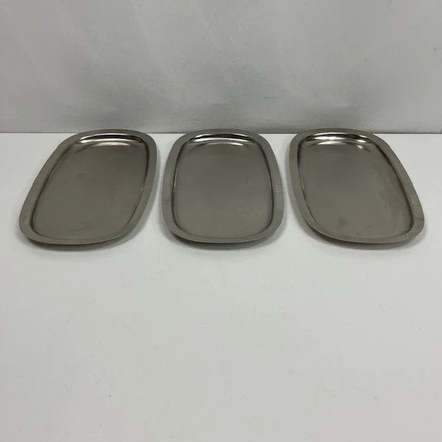 3x Alfra Alessi schaaltjes - 18/10 stainless steel, Overige materialen, Gebruikt, Schaal, Ophalen of Verzenden