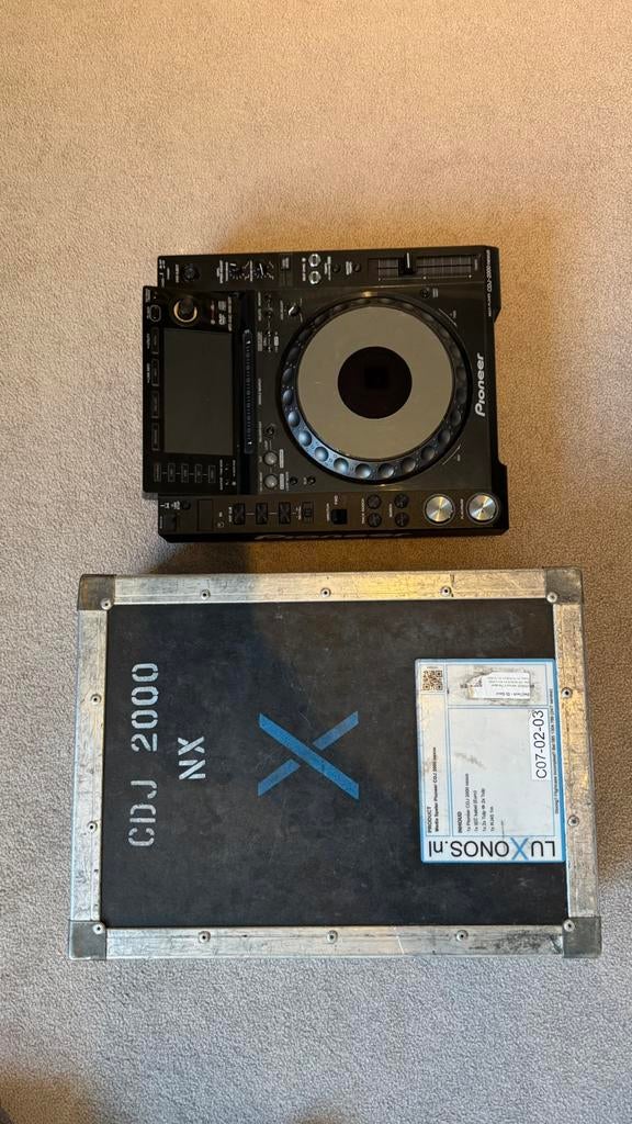 Pioneer cdj 2000 nexus inclusief flightcase, Ophalen of Verzenden, Gebruikt, Dj-set, Pioneer