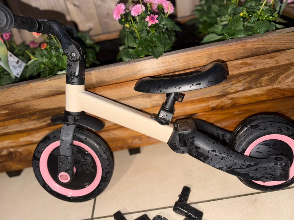 Topmark 4 in 1 roze, Ophalen of Verzenden, Zo goed als nieuw, Loopfiets