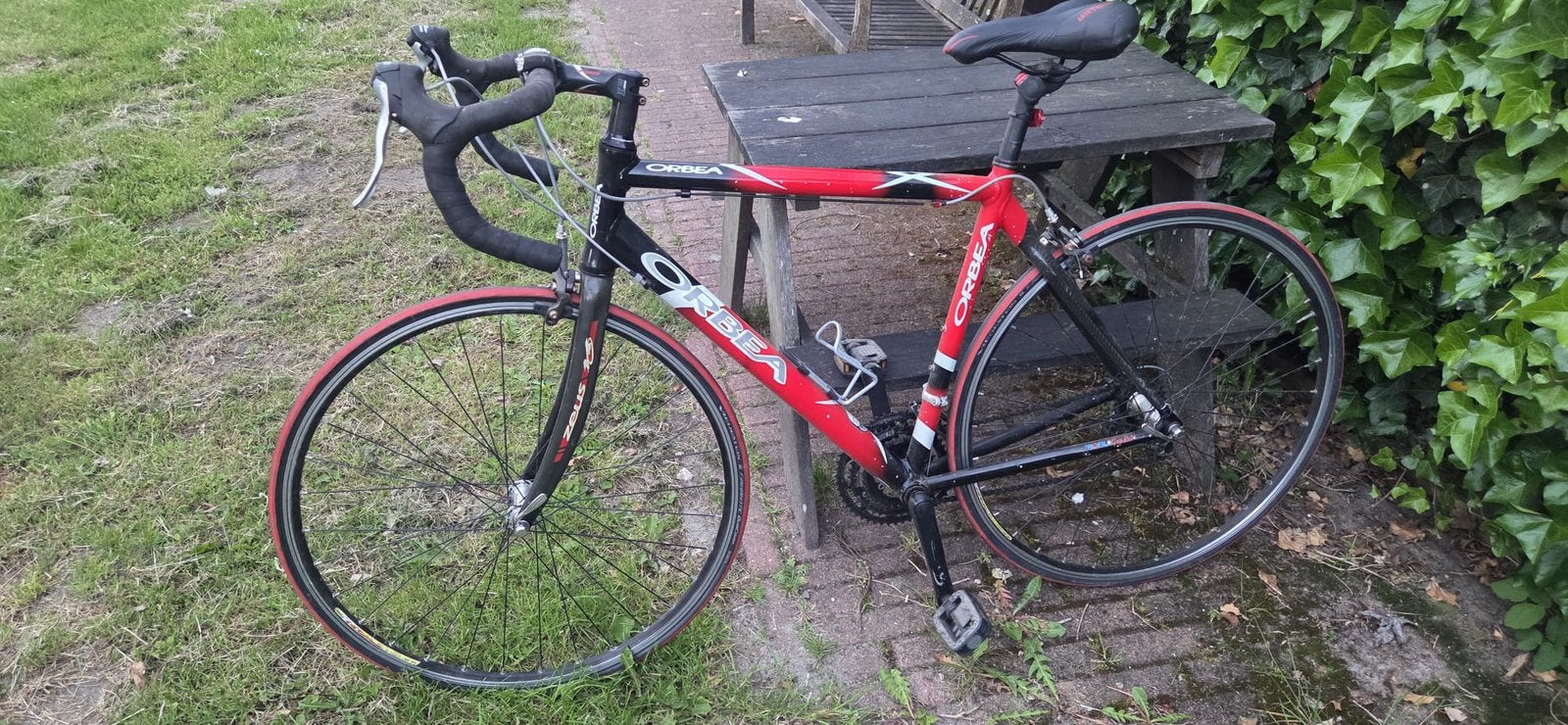 Orbea racefiets - Rood/Zwart, 28 inch, Gebruikt, Aluminium, Meer dan 20 versnellingen