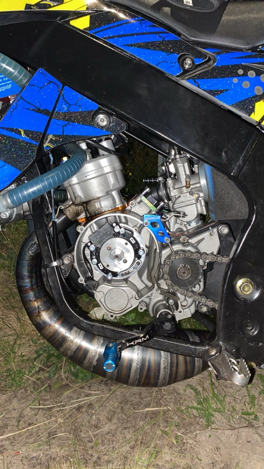 88cc big racing setup am6, Fietsen en Brommers, Ophalen of Verzenden, Zo goed als nieuw, Blok