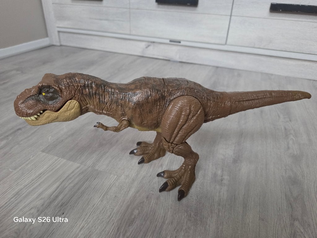 Jurassic world Tyrannosaurus rex, Kinderen en Baby's, Speelgoed | Actiefiguren, Ophalen of Verzenden, Zo goed als nieuw