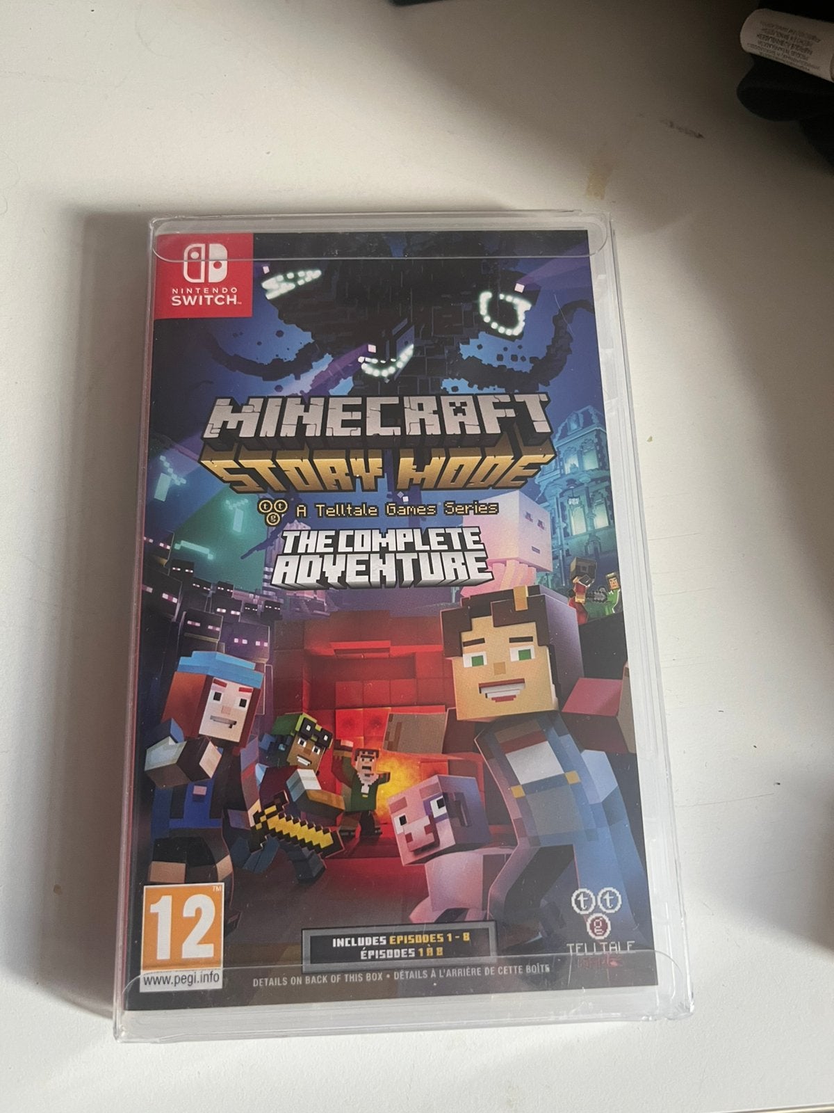 Minecraft story mode,complete ed., Overige genres, 1 speler, Ophalen of Verzenden, Zo goed als nieuw