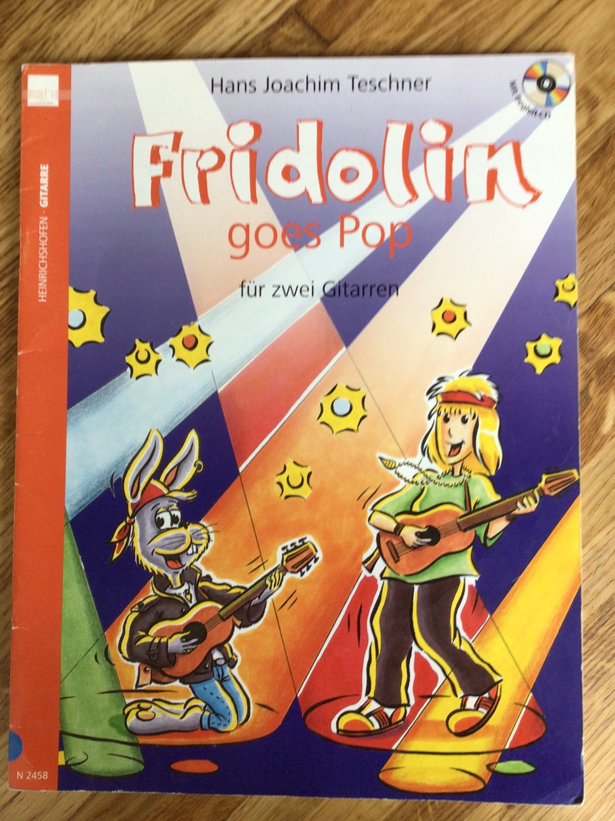 Hans Joachim Teschner, Fridolin goes pop, voor 2 gitaren, Les of Cursus, Ophalen of Verzenden, Populair, Gitaar