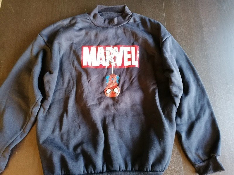 Marvel spiderman marineblauw, Kleding | Dames, Ophalen of Verzenden, Nieuw, Maat 46/48 (XL) of groter, Blauw