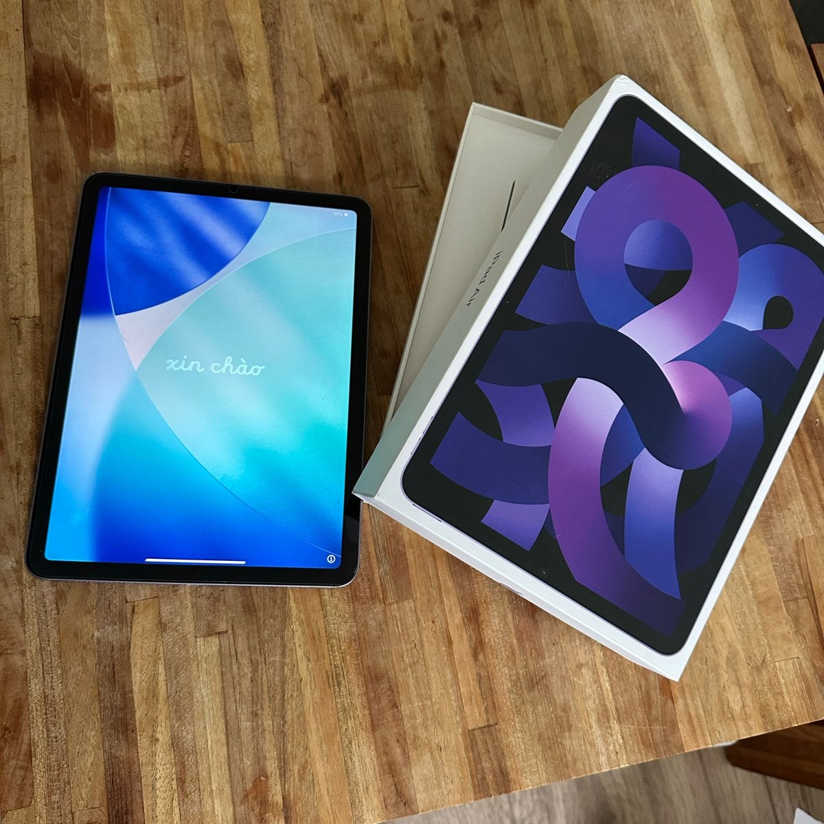 Apple iPad Air (5e generatie) 256 GB 10,9 inch-Paars, Computers en Software, Apple iPads, Zo goed als nieuw, Apple iPad Air, Wi-Fi