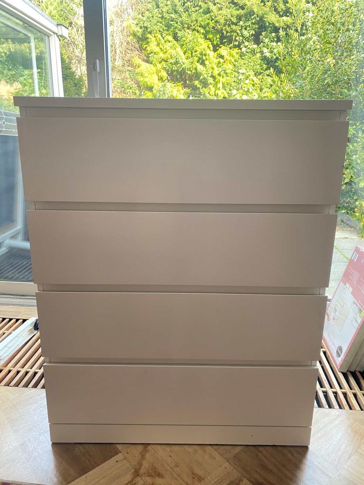 Ikea witte ladekast 4 lades, Ophalen, 50 tot 100 cm, Zo goed als nieuw, 3 of 4 laden