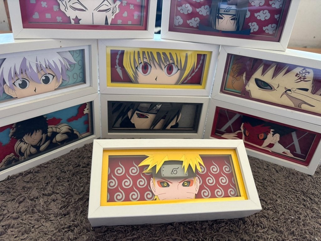Anime lightbox Naruto-design, Verzamelen, Ophalen of Verzenden, Nieuw
