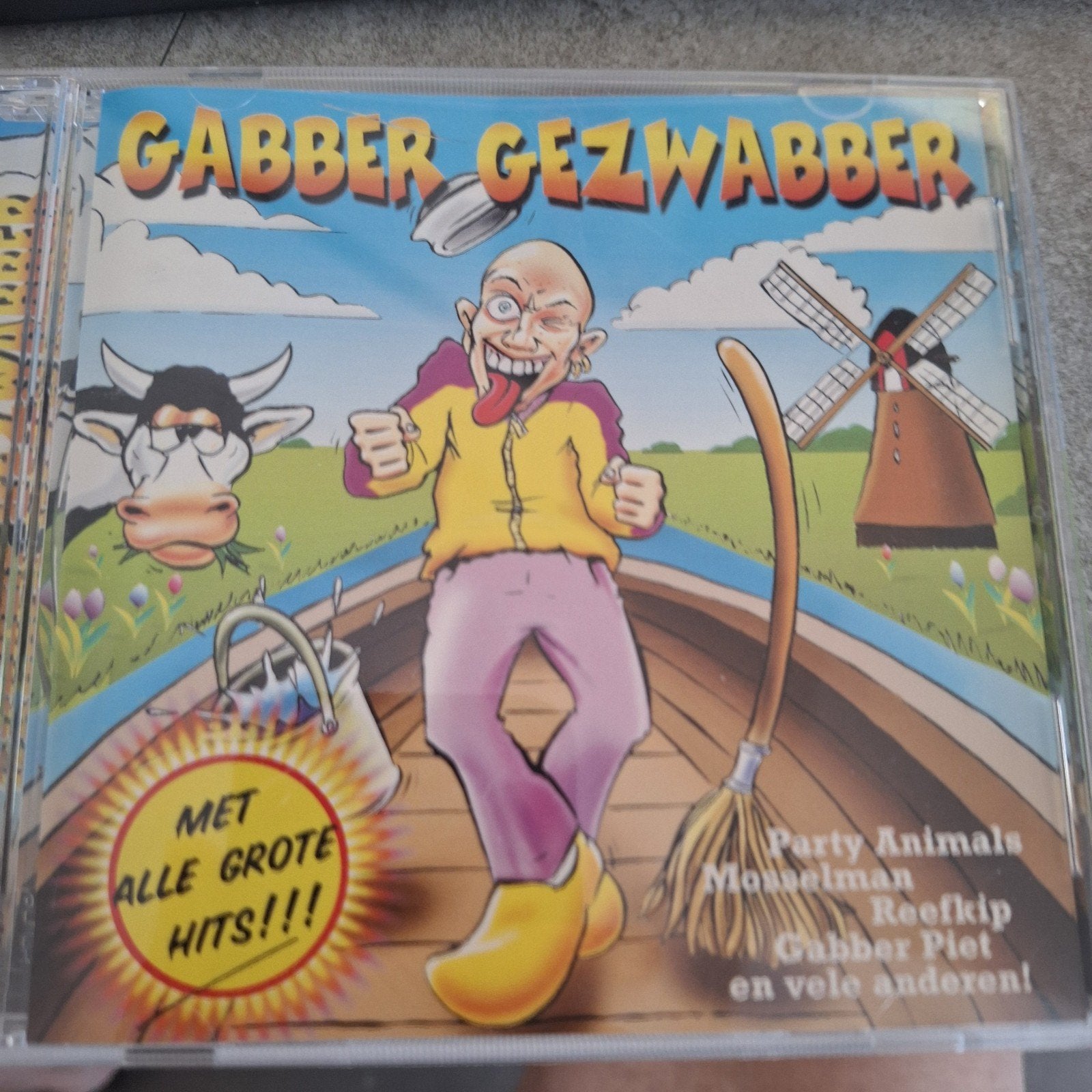 Gabber Gezwabber CD - Met alle grote hits!, Ophalen of Verzenden, Gebruikt