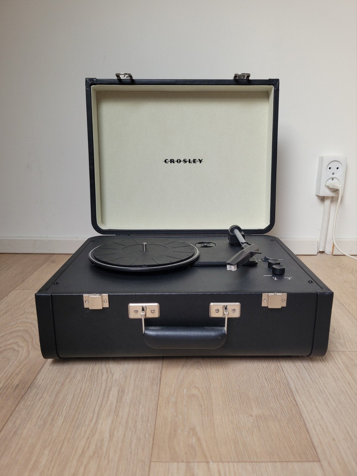 Crosley Platenspeler - zwart koffermodel, Ophalen, Zo goed als nieuw, Platenspeler, Overige merken