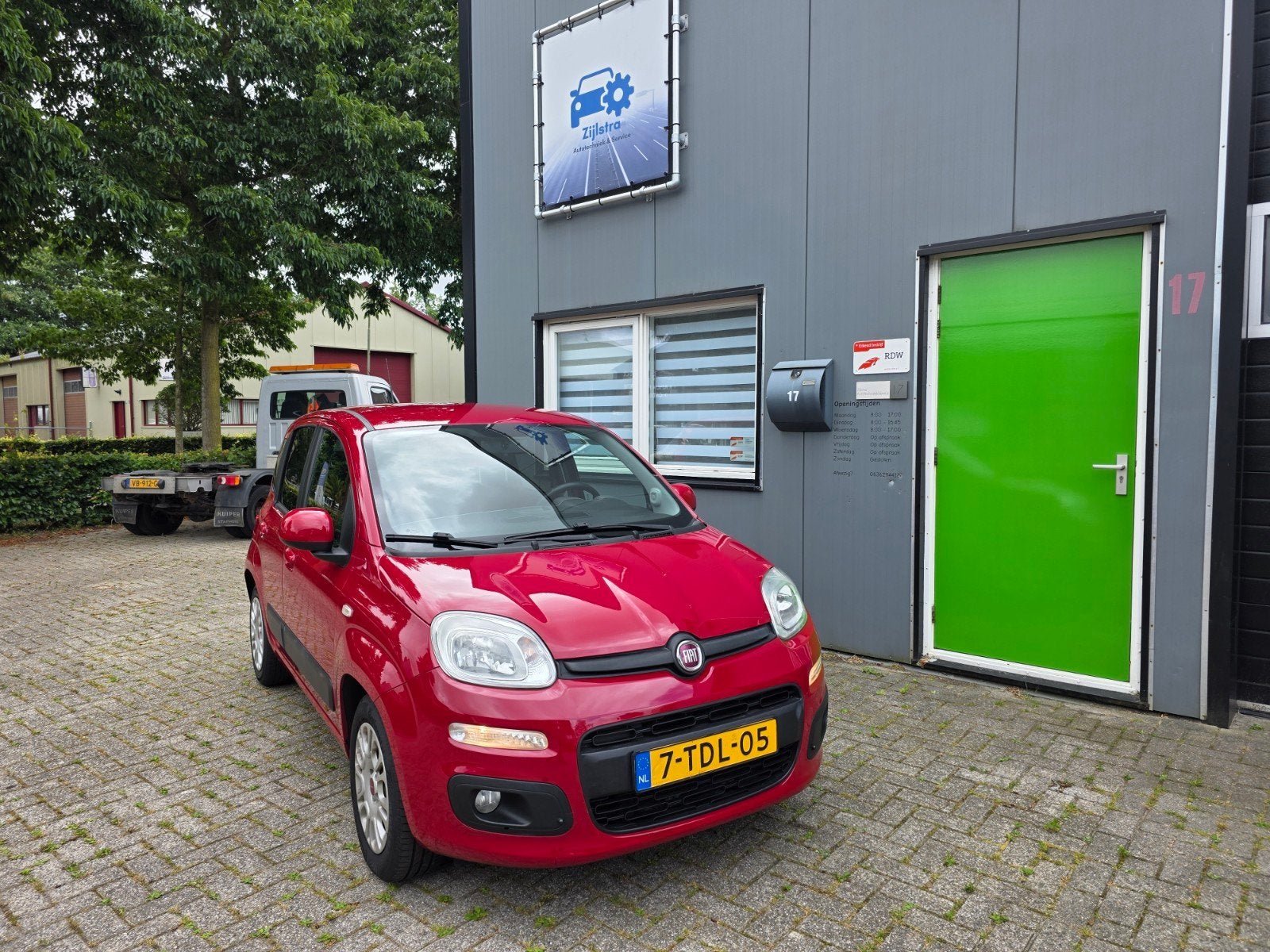 Fiat Panda 0.9 Twinair 48KW 2014 Rood Airco 145000 KM, Auto's, Stof, 31 €/maand, Panda, Origineel Nederlands