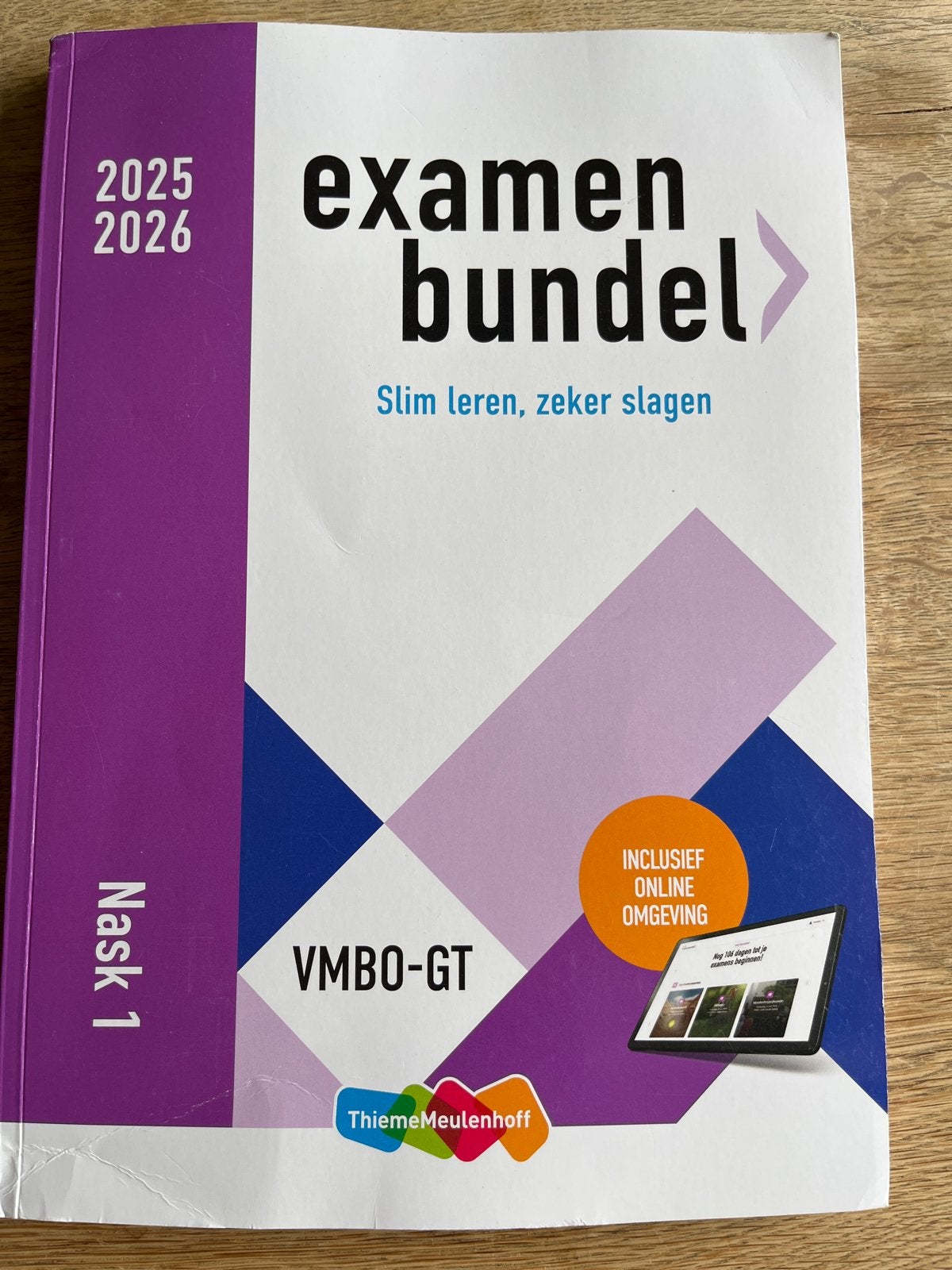 Examenbundel Nask 1 VMBO-GT 2025-2026, Ophalen of Verzenden, Zo goed als nieuw, VMBO, Natuurkunde