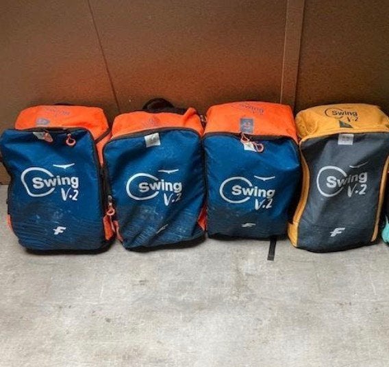 Te koop F-one Swing V2 set 2,8/3,5/4,2/5.0, Ophalen, Zo goed als nieuw, Wingsurf-wing