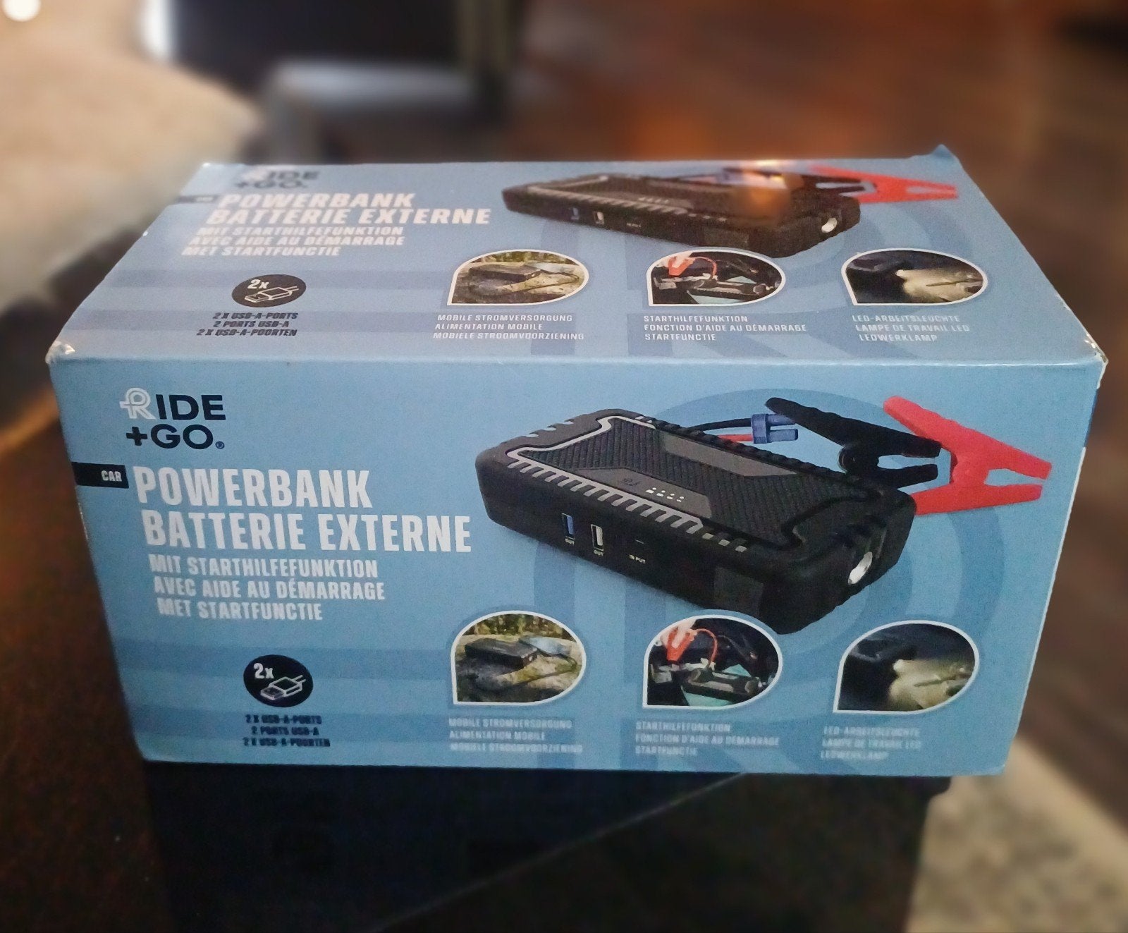 ❤️ NIEUW 12V Jumpstarter accu Auto Startbooster - Powerbank, Ophalen of Verzenden, Nieuw