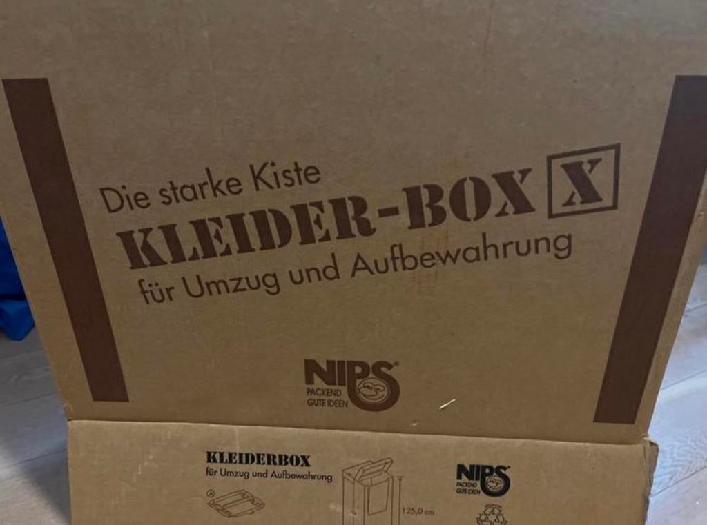 Nieuwe Kledingbox Karton - 125x68x53,5 cm, Ophalen of Verzenden
