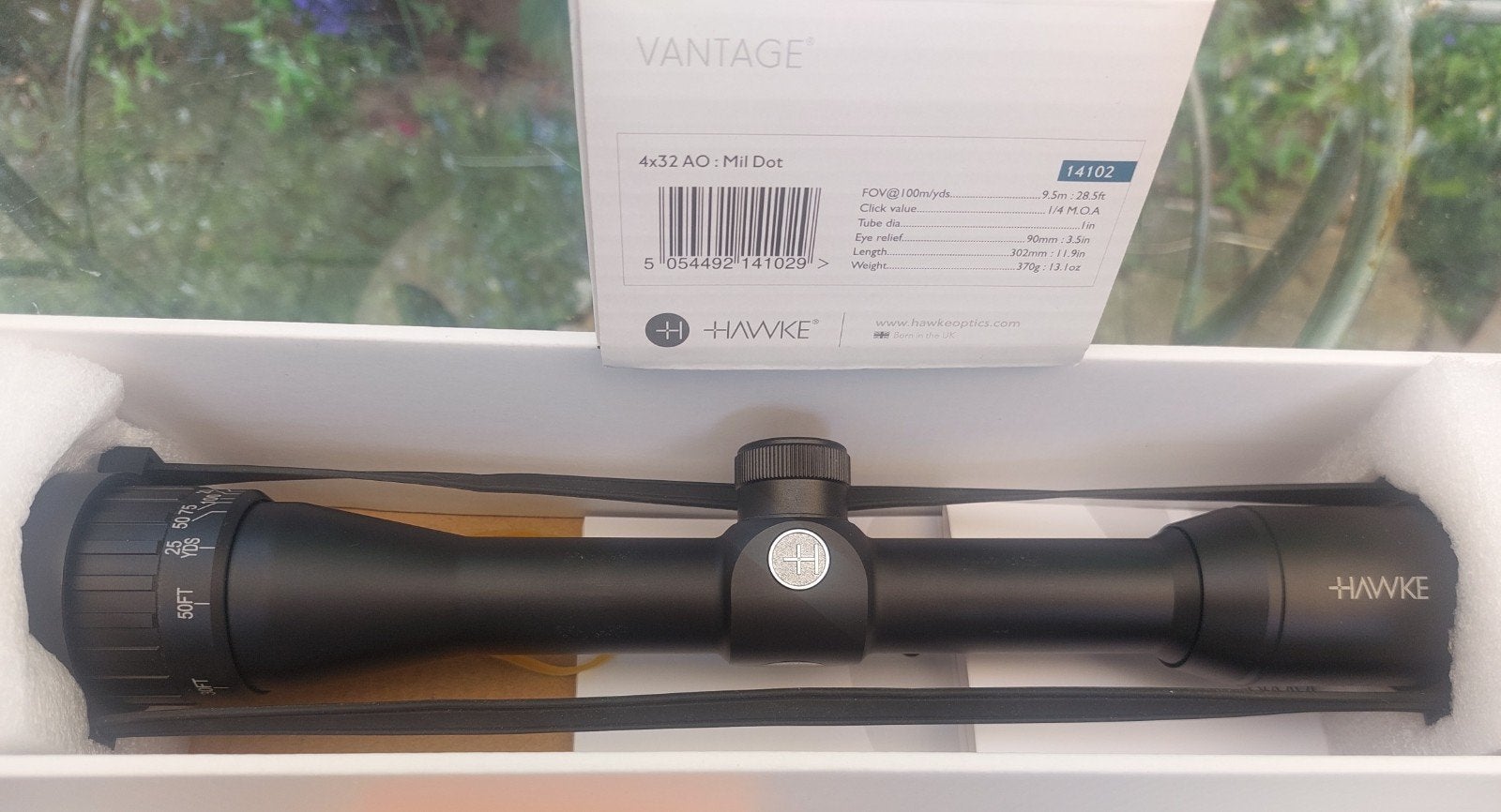 Hawke Vantage 4x32 AO Mil Dot richtkijker, Ophalen of Verzenden, Nieuw