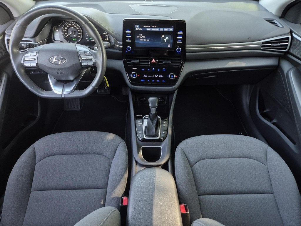 Hyundai IONIQ 1.6 GDi PHEV Comfort / SOH 95.9% / All season, Auto's, Hyundai, Stof, Gebruikt, Zwart, Plug-in hybride