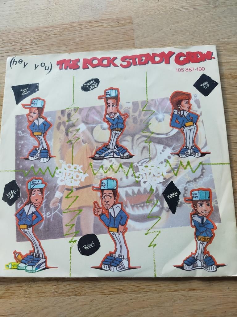 The Rock Steady Crew , hey you, Cd's en Dvd's, Vinyl Singles, Ophalen of Verzenden, Zo goed als nieuw, Pop