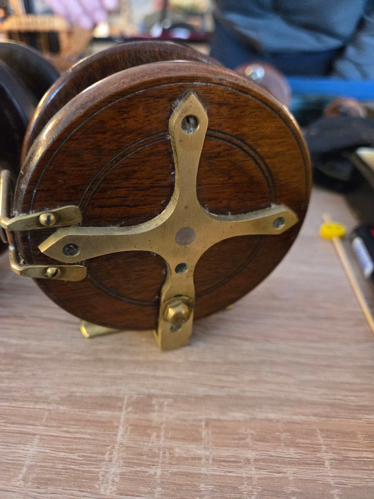 Diverse houten visreels - Vintage en uniek, Ophalen of Verzenden, Gebruikt, Molen